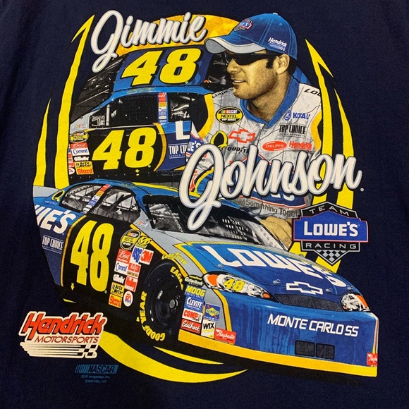 Vintage 2007 NASCAR Lowe’s Team Racing Jimmie Johnson Racing shirt - Picture 2 of 7